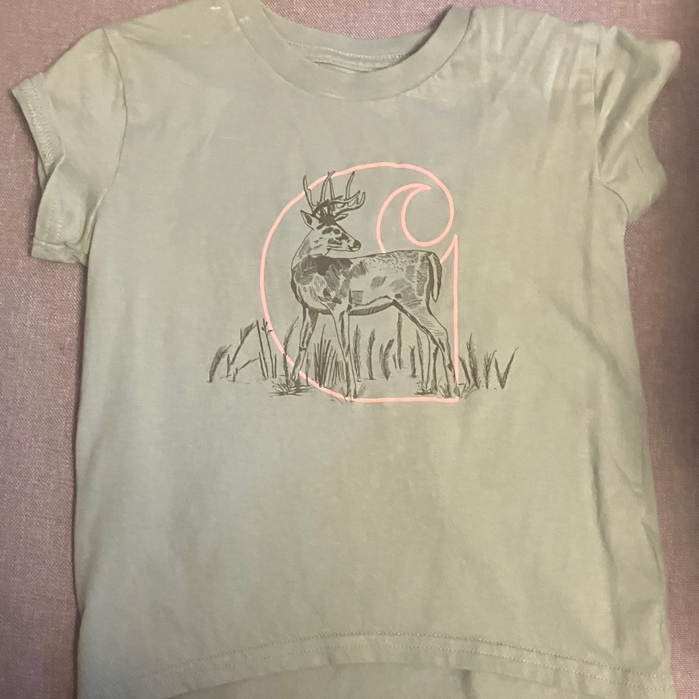 Carhartt Kids Deer Graphic Tee - Light Green